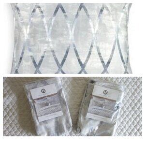 New – NIP - HOTEL COLLECTION – Dimensional Standard Shams – Set of Two